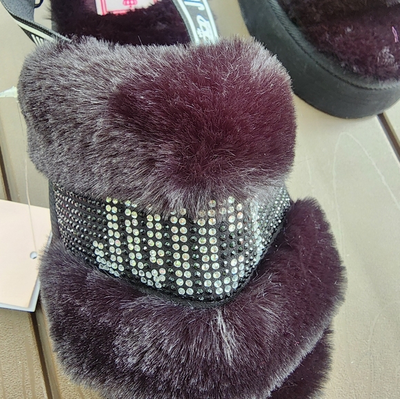 NEW JUICY COULTURE ROANNA STRAP SANDALS BLACK SIZE 8 - Picture 9 of 10